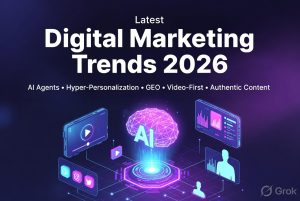 Latest digital marketing trends in 2026 – infographic overview