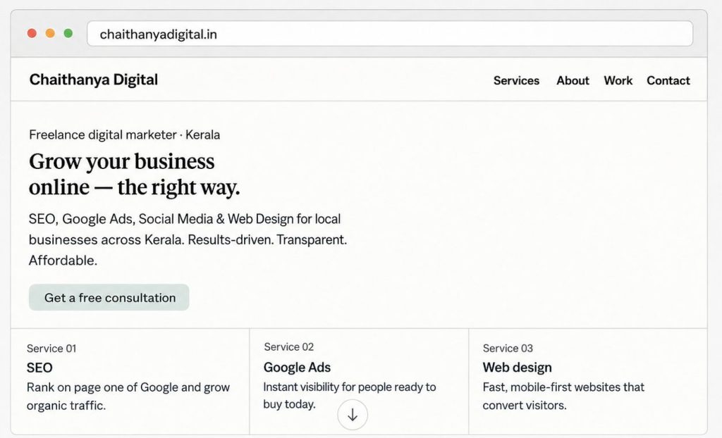 digital marketing web