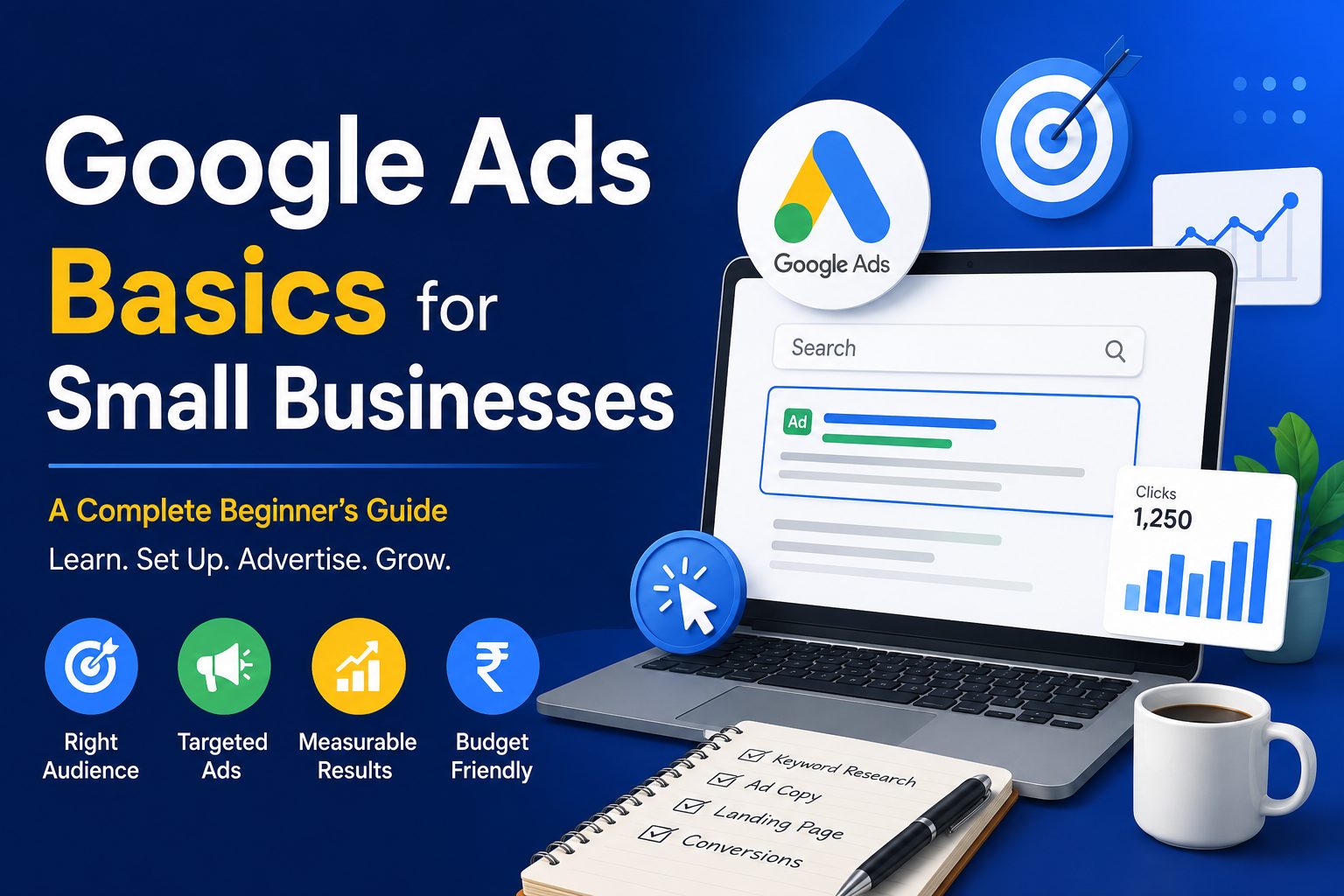 Google Ads Basics for Small Businesses: A Complete Beginner's Guide google ads basics for small businesses